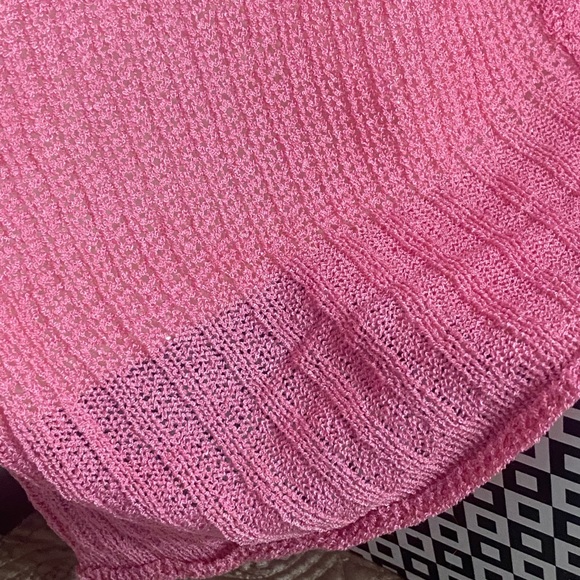 POL Barbie Pink cardigan with placket balloon sleeves and pockets - Picture 11 of 17